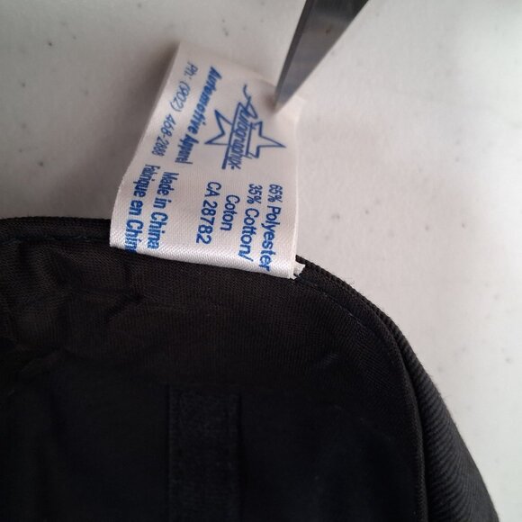 Vintage 1990s Chevrolet Cap Hat Black Red Auto Racing Script Embroidered #1 Team - Picture 7 of 15